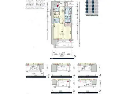 プレサンス名古屋STATIONザ・シティ(1K/2階)の間取り写真