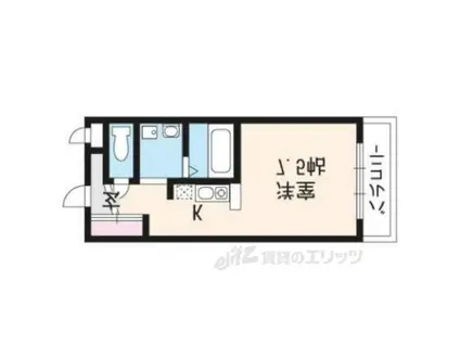 フォレスト27(ワンルーム/1階)の間取り写真