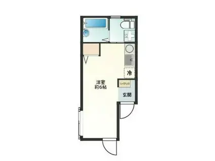 アーバンノエル(ワンルーム/1階)の間取り写真