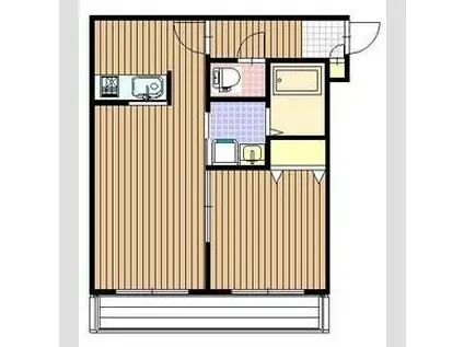NーMODE・N23(1LDK/4階)の間取り写真