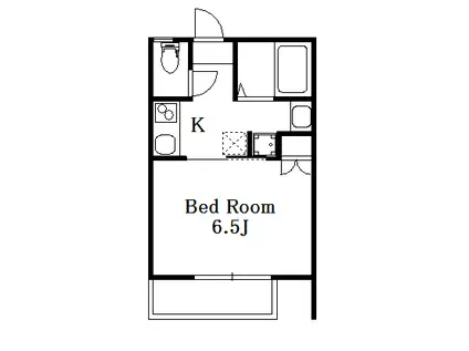 ネオステージ三鷹(1K/1階)の間取り写真