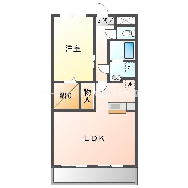 グランシャリオ(1LDK/3階)の間取り写真