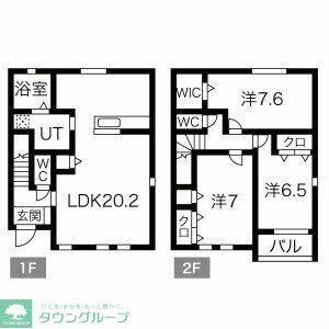 LIBERTA(3LDK/1階)の間取り写真