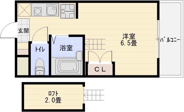 ソフィアコート(1SK/4階)の間取り写真