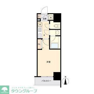 ブランシエスタ東別院(1K/2階)の間取り写真