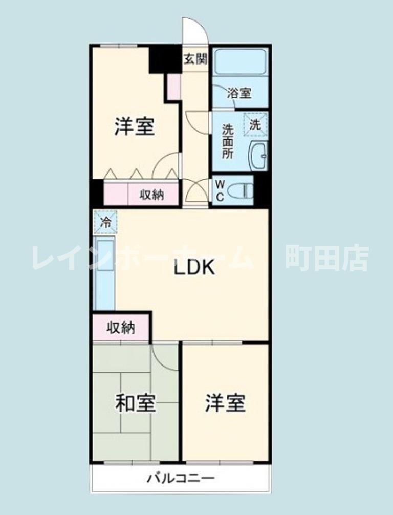 クリオ辻堂参番館(3LDK/1階)の間取り写真