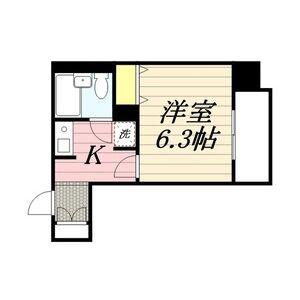 ライオンズマンション新栄第2(1K/5階)の間取り写真
