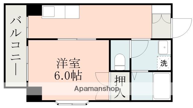 コスモハイツ(1K/3階)の間取り写真