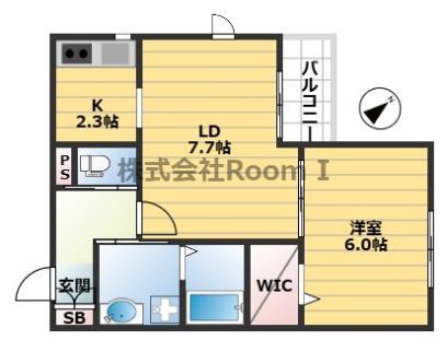 ビオラメゾン・旭化成ヘーベルメゾンHEBEL HAUS(1LDK/2階)の間取り写真