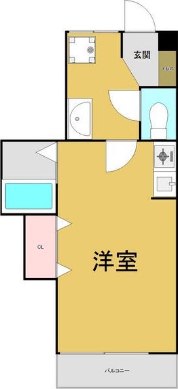 サンシティ庄内(ワンルーム/6階)の間取り写真