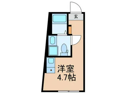HJ PLACE HATSUDAI(ワンルーム/2階)の間取り写真