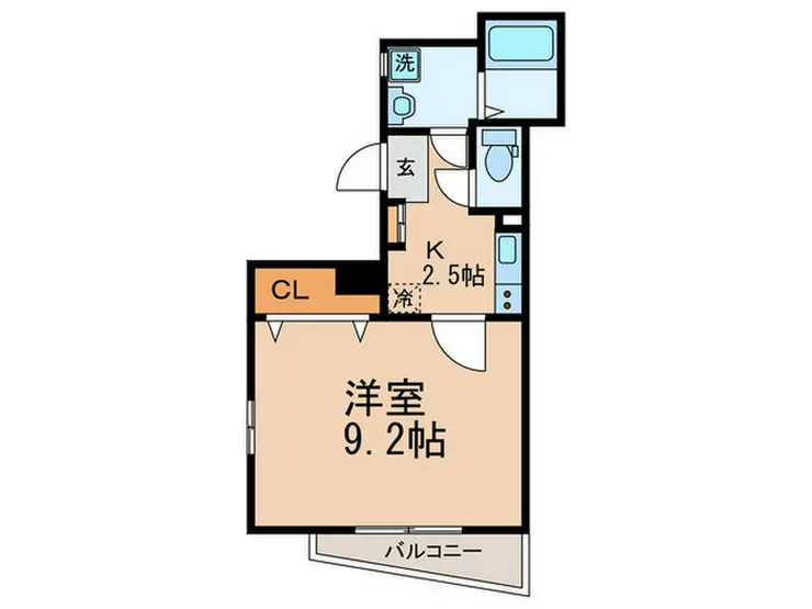 グレイスコート山王 2階階 間取り