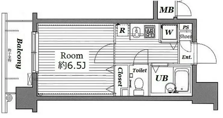 ガラ・シティ駒沢大学 3階階 間取り