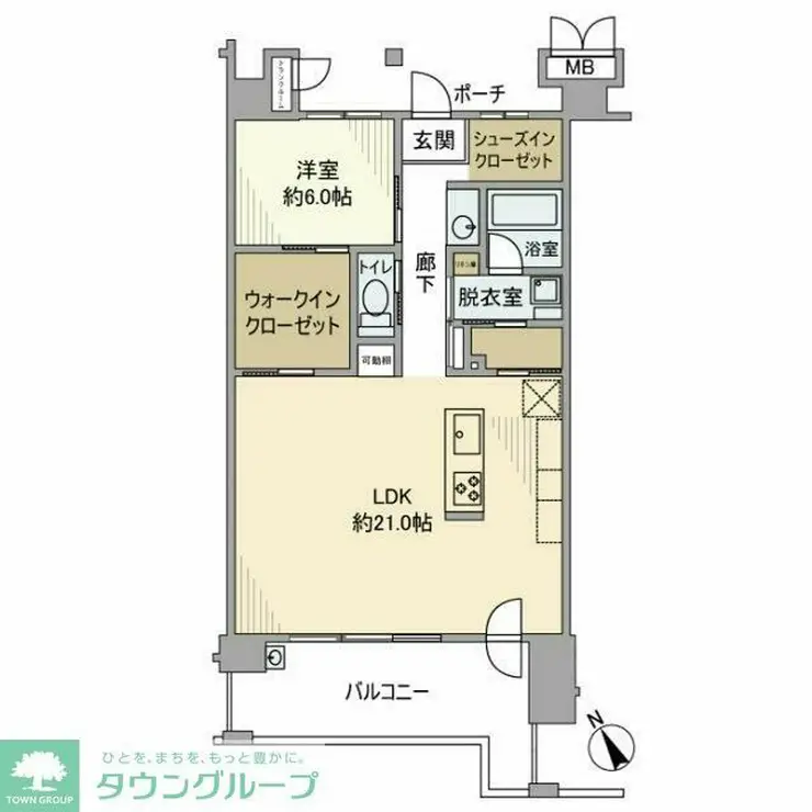 オーベル吉祥寺EAST 3階階 間取り