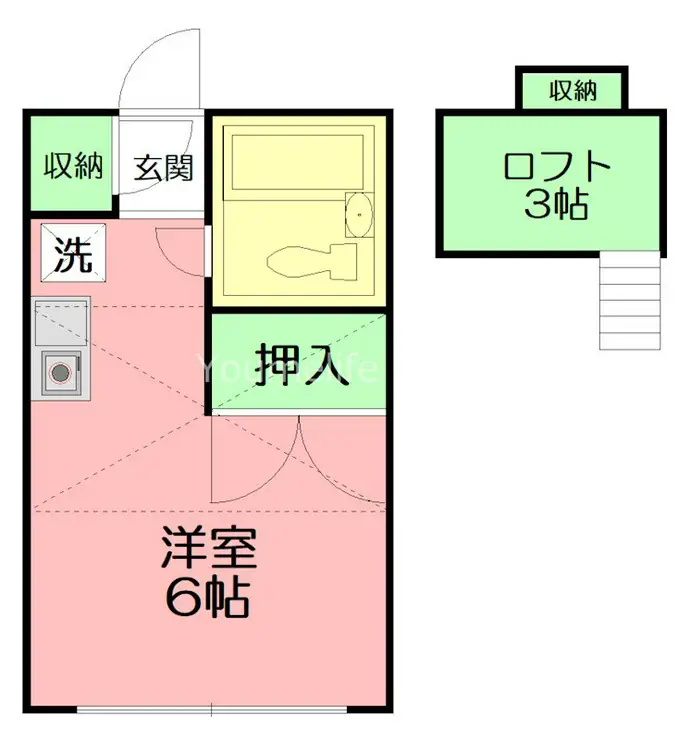 ハウズライフ本厚木田園館 1階階 間取り