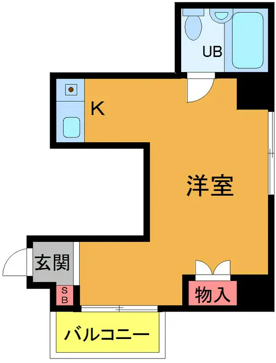 リバティー浦安 4階階 間取り