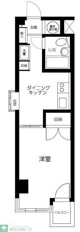 ロイヤルレゾン 4階階 間取り