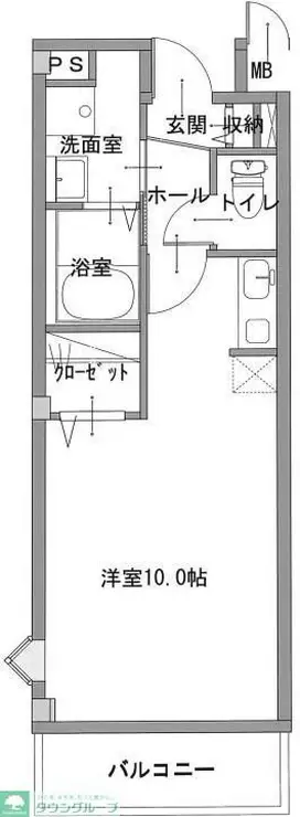 パルティーレ 3階階 間取り