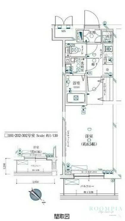 ガリシア新宿余丁町 2階階 間取り