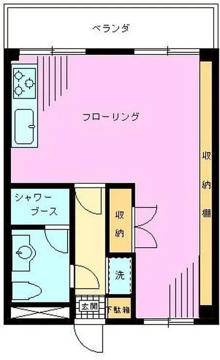 早稲田ヒルサイドハイツ 3階階 間取り