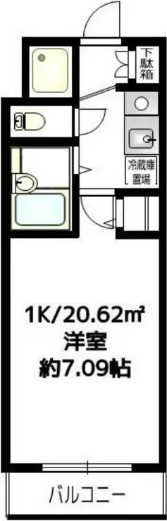 GROWS横浜妙蓮寺 3階階 間取り