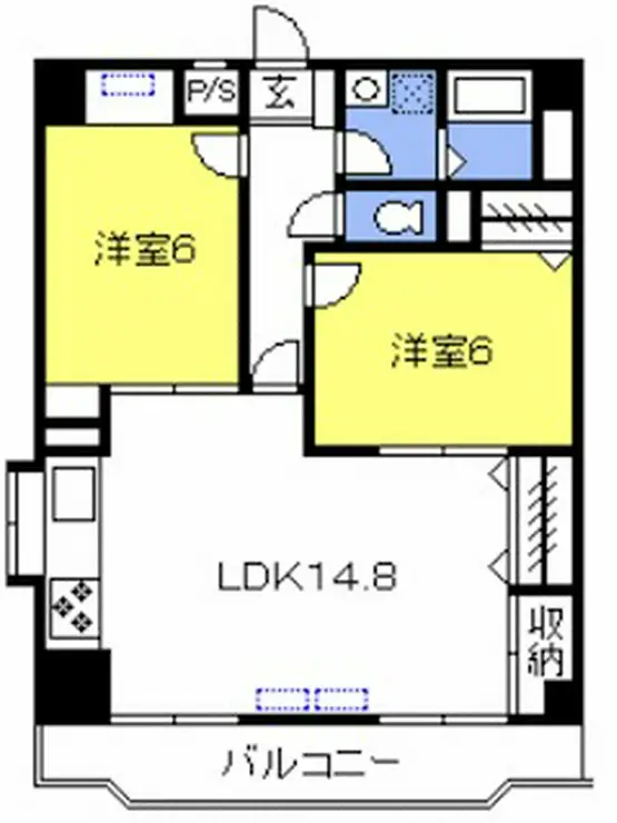 ピジョン田園 3階階 間取り