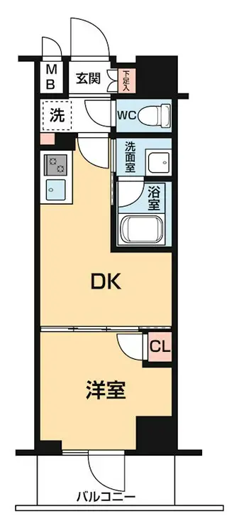 ハーモニーレジデンス大塚山手インサイド 2階階 間取り