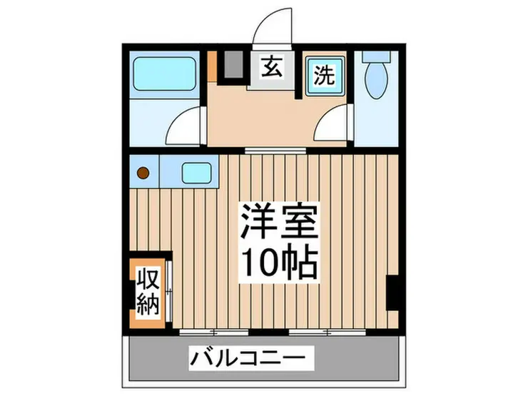 江田パークサイドマンション 2階階 間取り