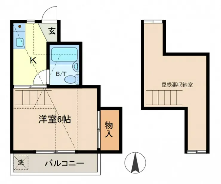 パインハウス松本 2階階 間取り