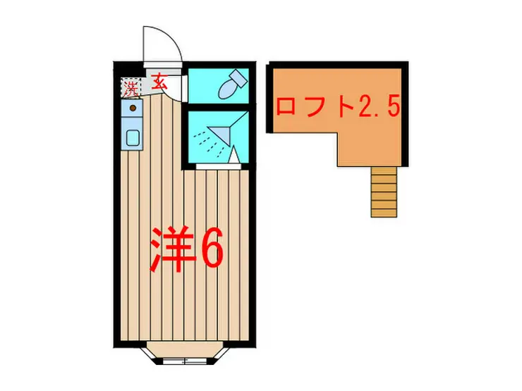 サンドリオン南常盤台 1階階 間取り