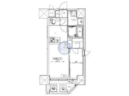 サムティ京橋CLEAR(1LDK/2階)の間取り写真