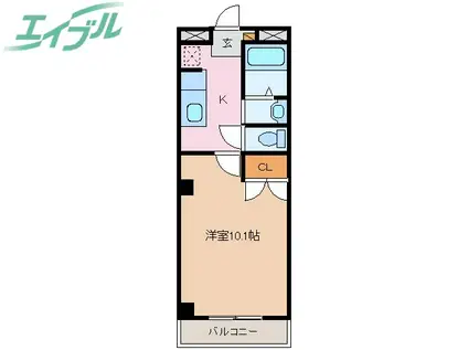 アネモネ(1K/5階)の間取り写真