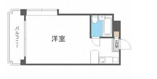 ロマネスク南薬院(ワンルーム/5階)の間取り写真