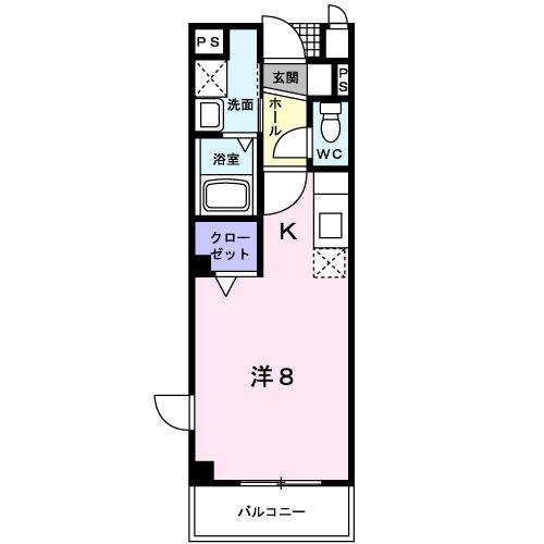 GOODDAY MANSION(1K/2階)の間取り写真