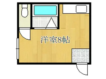 メゾンロータリ-(ワンルーム/5階)の間取り写真