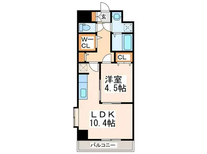 ネオ ステーション(1LDK/2階)の間取り写真
