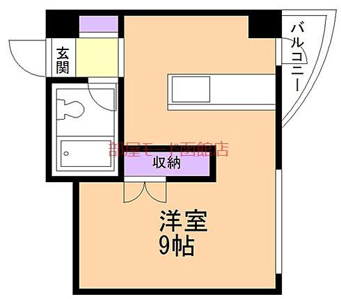 PASSO(1K/5階)の間取り写真
