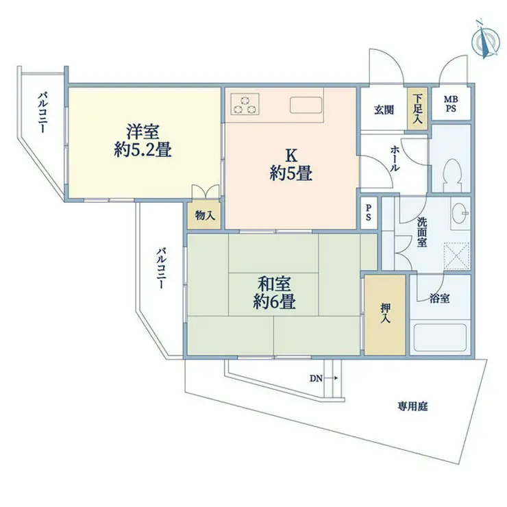 ライオンズマンション大倉山第3 1階階 間取り