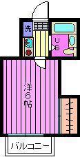 MARUGI HEIGHTS(1K/3階)の間取り写真