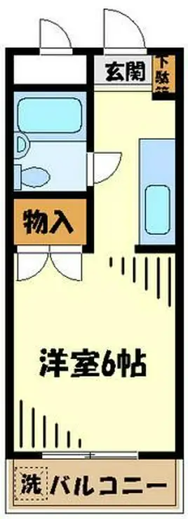 セントラルマンション 4階階 間取り