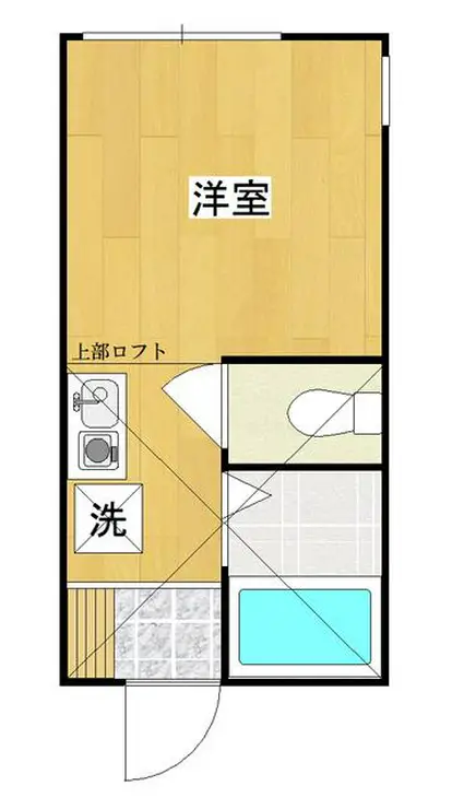 ヒルズ日吉A棟 2階階 間取り