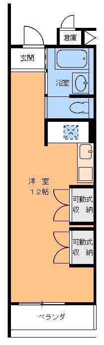 ORIGINAL BOX 28(ワンルーム/7階)の間取り写真
