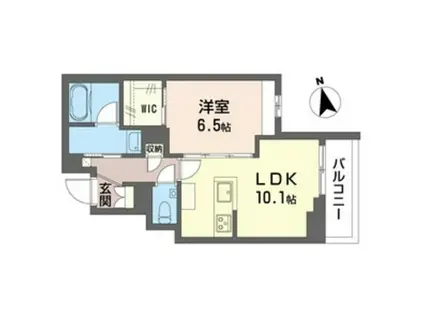 カーサレジオ戸塚(1LDK/3階)の間取り写真