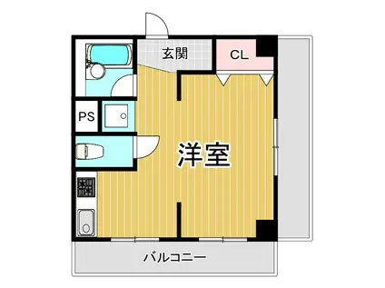 ネクステージ塚口本町(1K/2階)の間取り写真