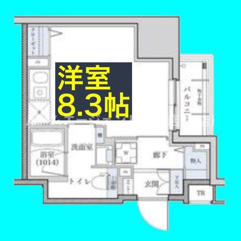 パークアクシス新栄(ワンルーム/10階)の間取り写真