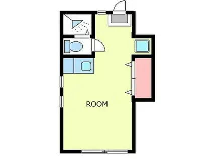 カーサフェリオ(ワンルーム/2階)の間取り写真