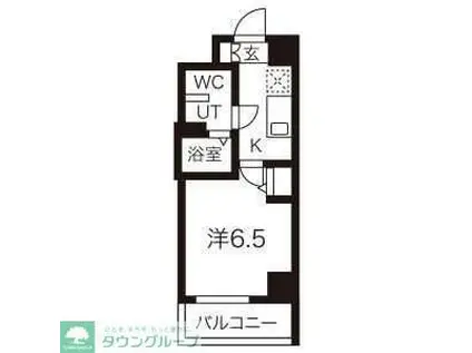 LEXE 川崎塚越(1K/5階)の間取り写真