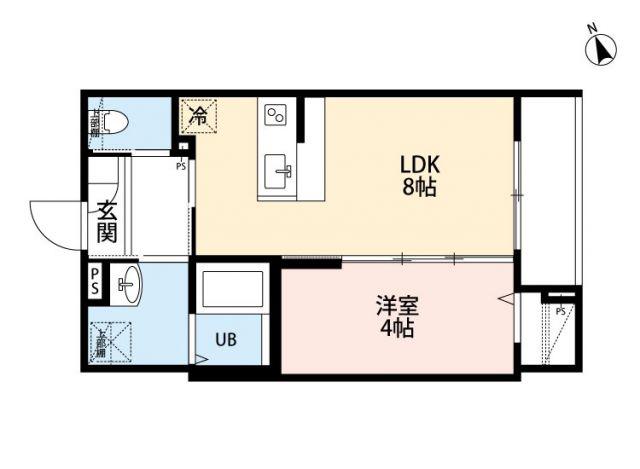 ROBOT HOME 西大宮IV(1LDK/1階)の間取り写真