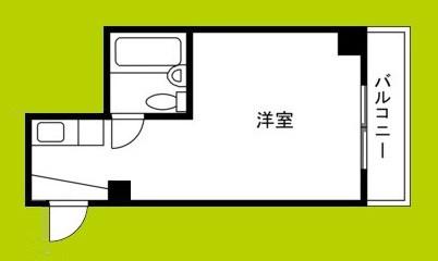 ルネッサンス塚本(ワンルーム/2階)の間取り写真
