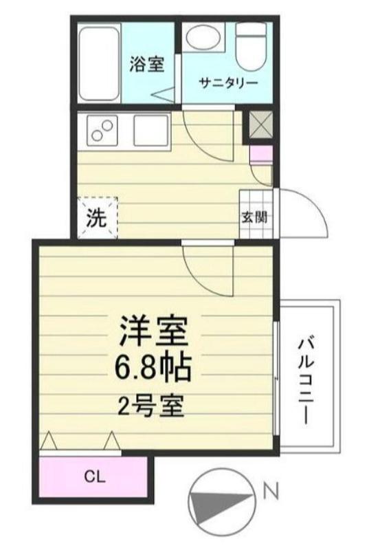 シェリエ糀(1K/3階)の間取り写真